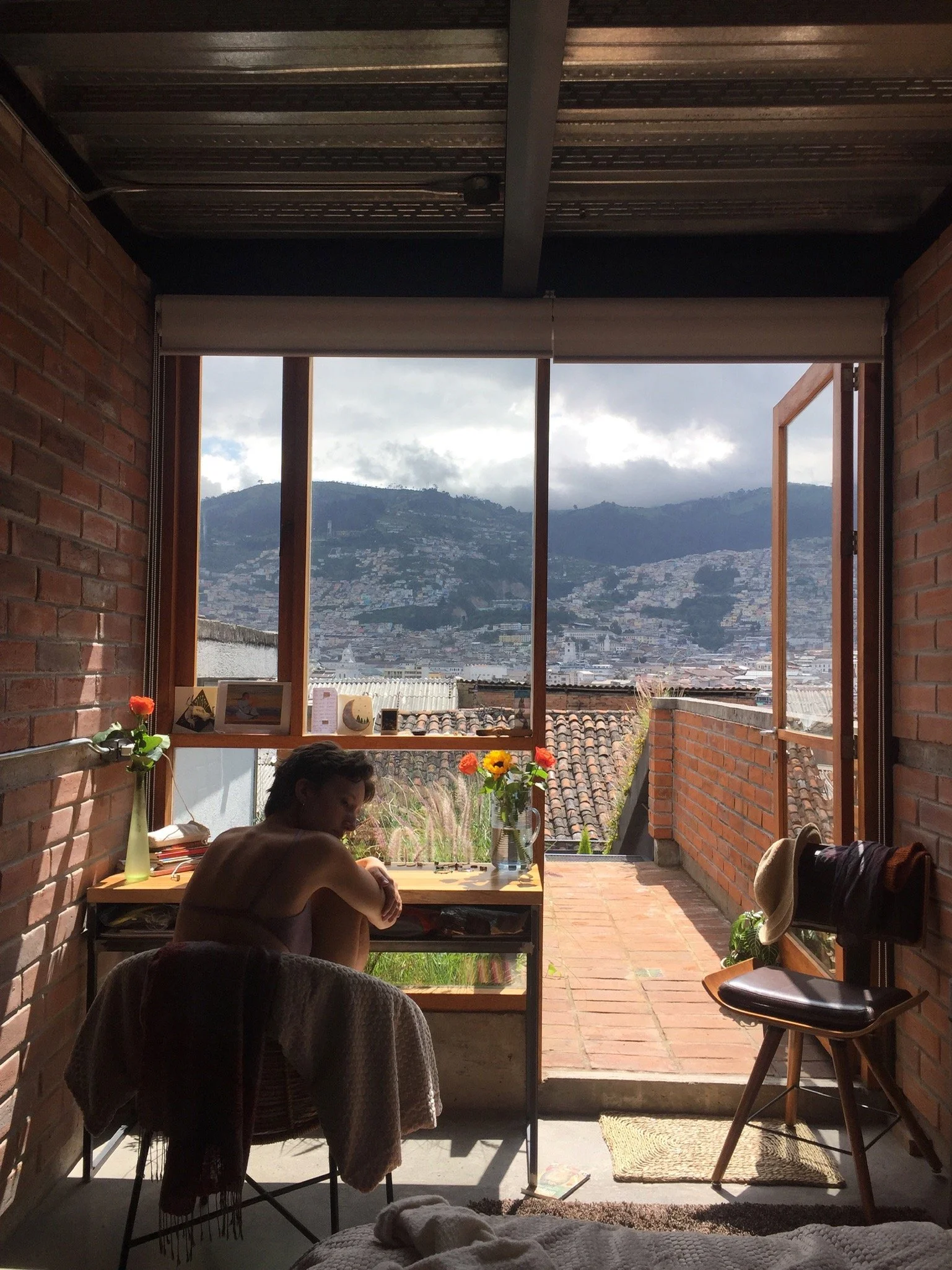 not yet having the words to describe the feeling; now i call it freedom