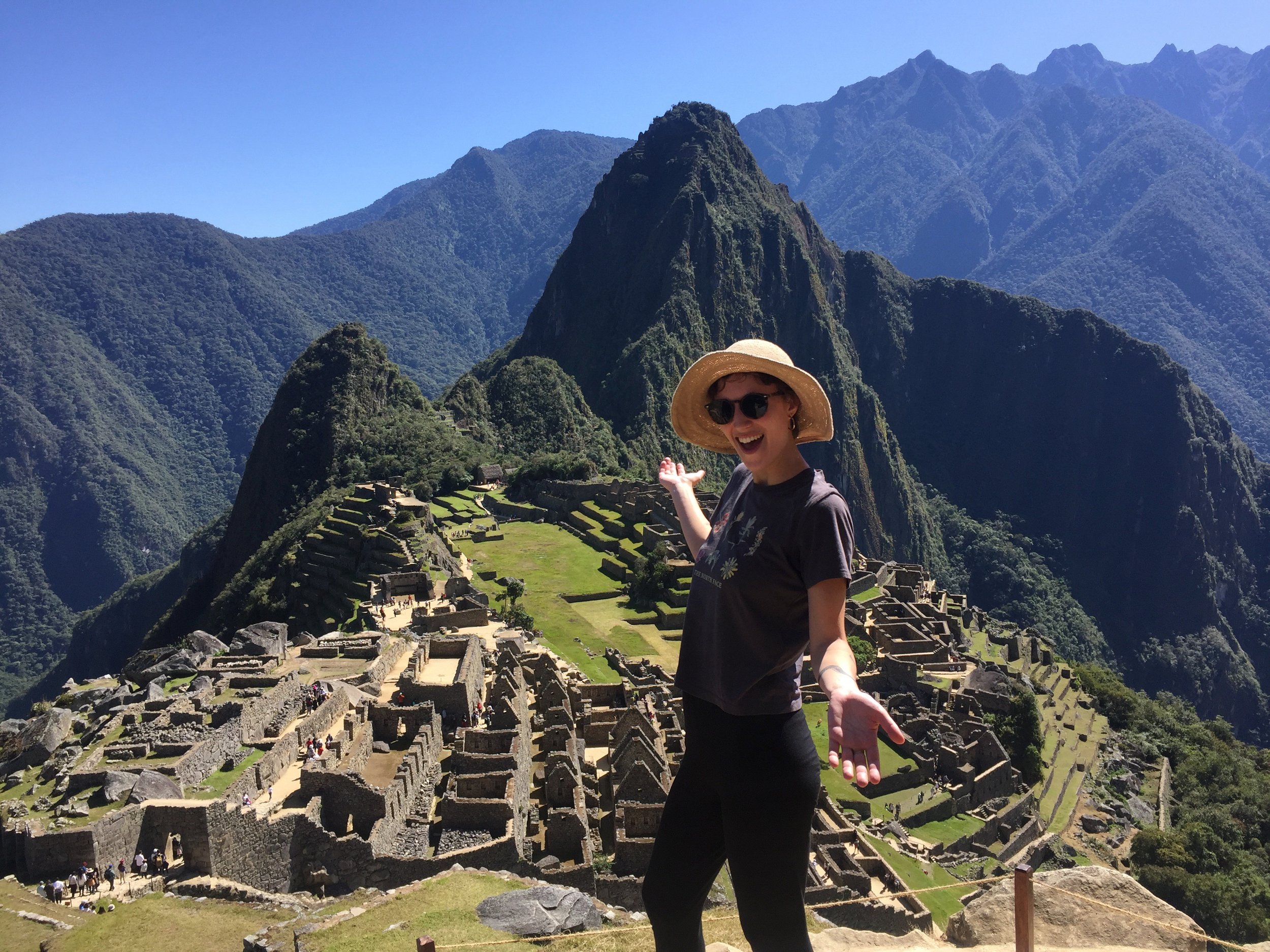 and in the morning, I go to machu picchu