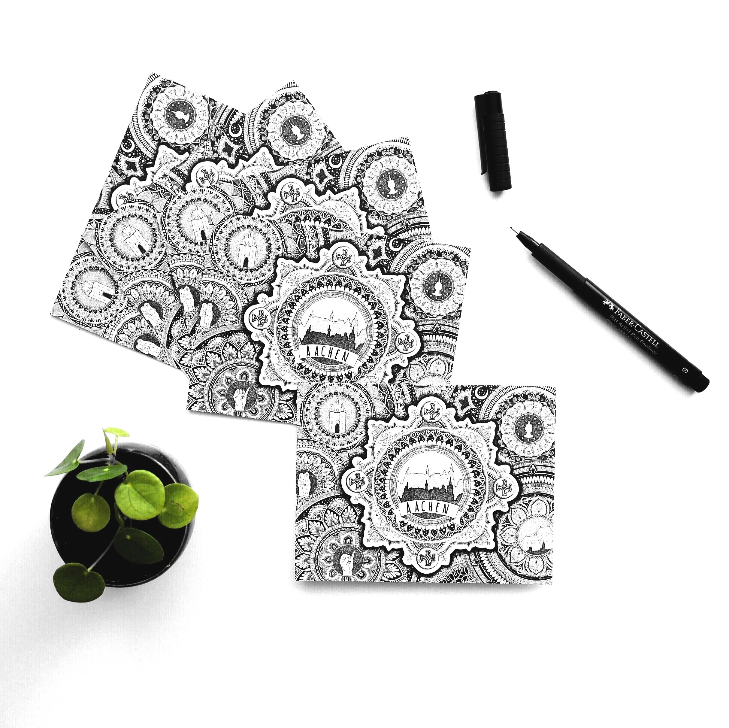 Aachen Mandala Cards (Set of 5)