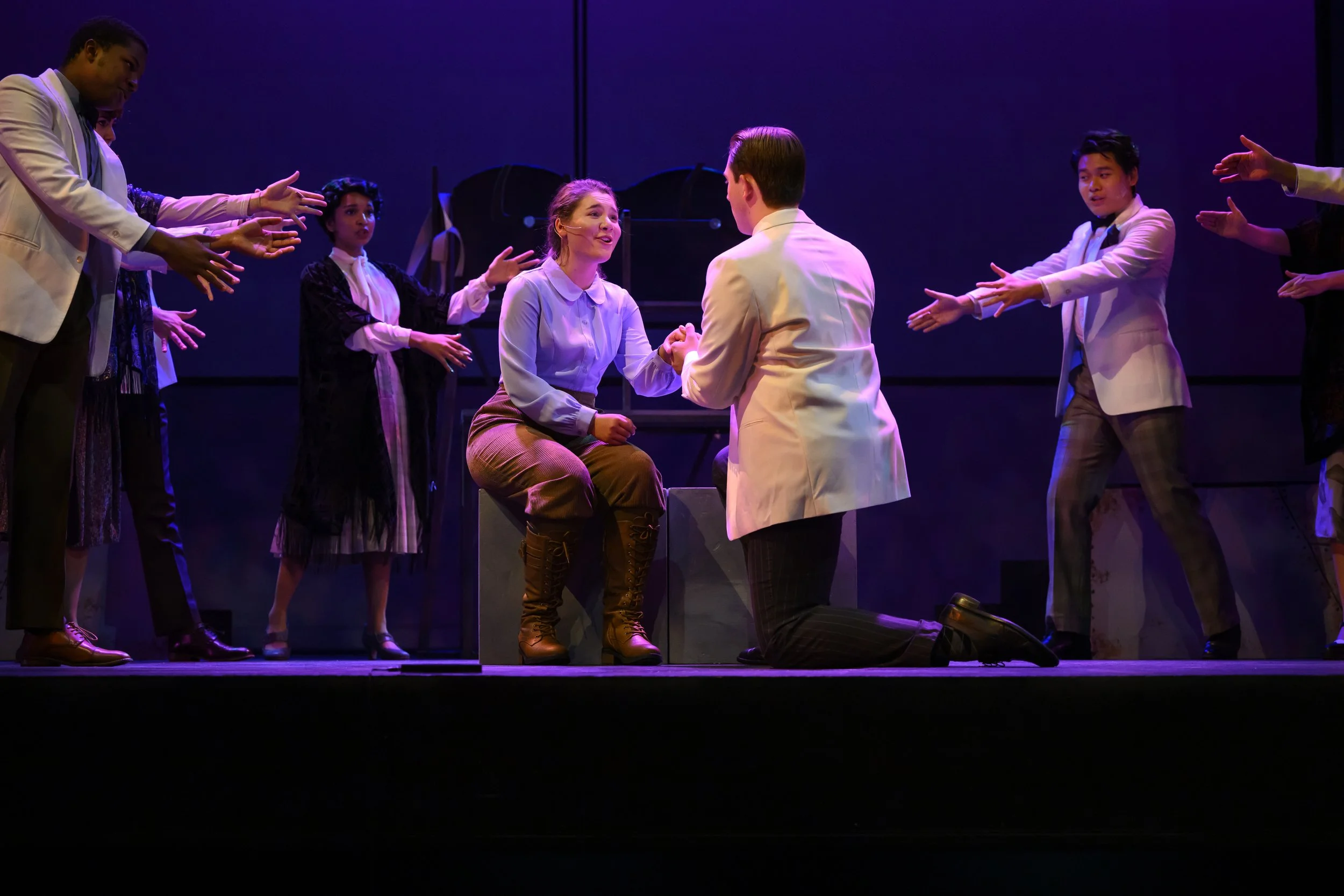 Scene from the Vanderbilt University production of Staggerwing, an opera by composer Lisa DeSpain and librettist Rachel J. Peters