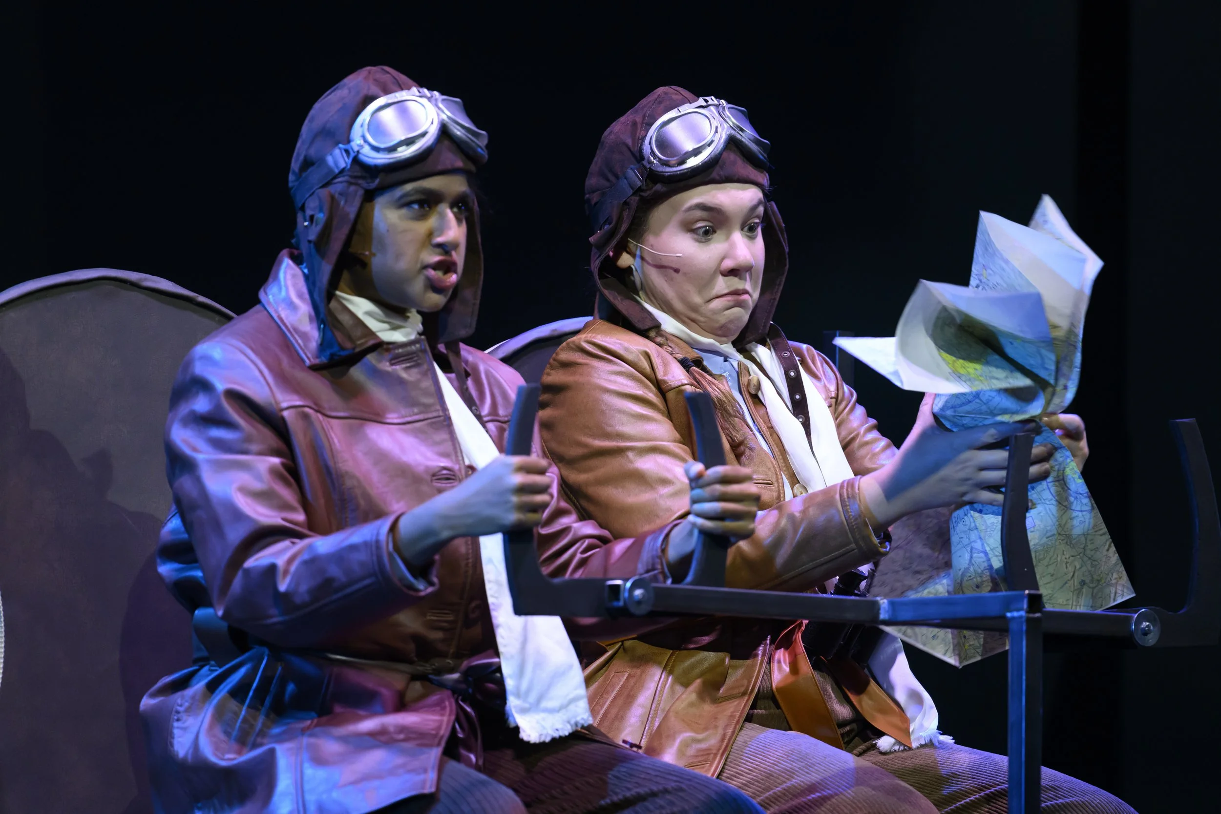 Scene from the Vanderbilt University production of Staggerwing, an opera by composer Lisa DeSpain and librettist Rachel J. Peters
