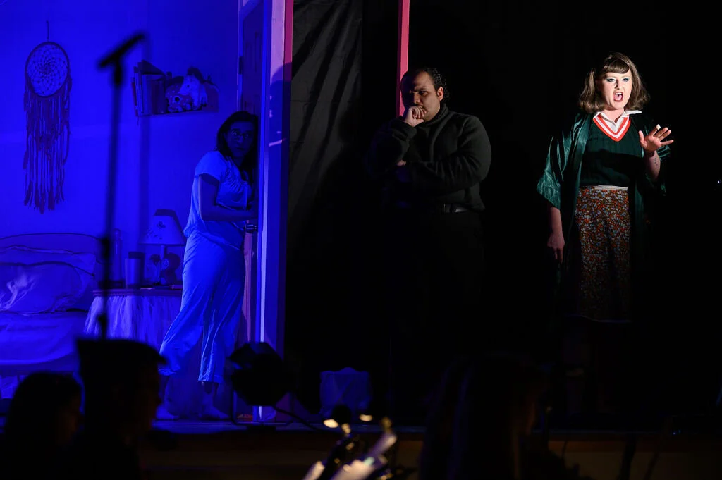 Oberlin Conservatory world premiere production of The Wild Beast of the Bungalow, an opera by composer Rachel J. Peters and librettist Royce Vavrek 