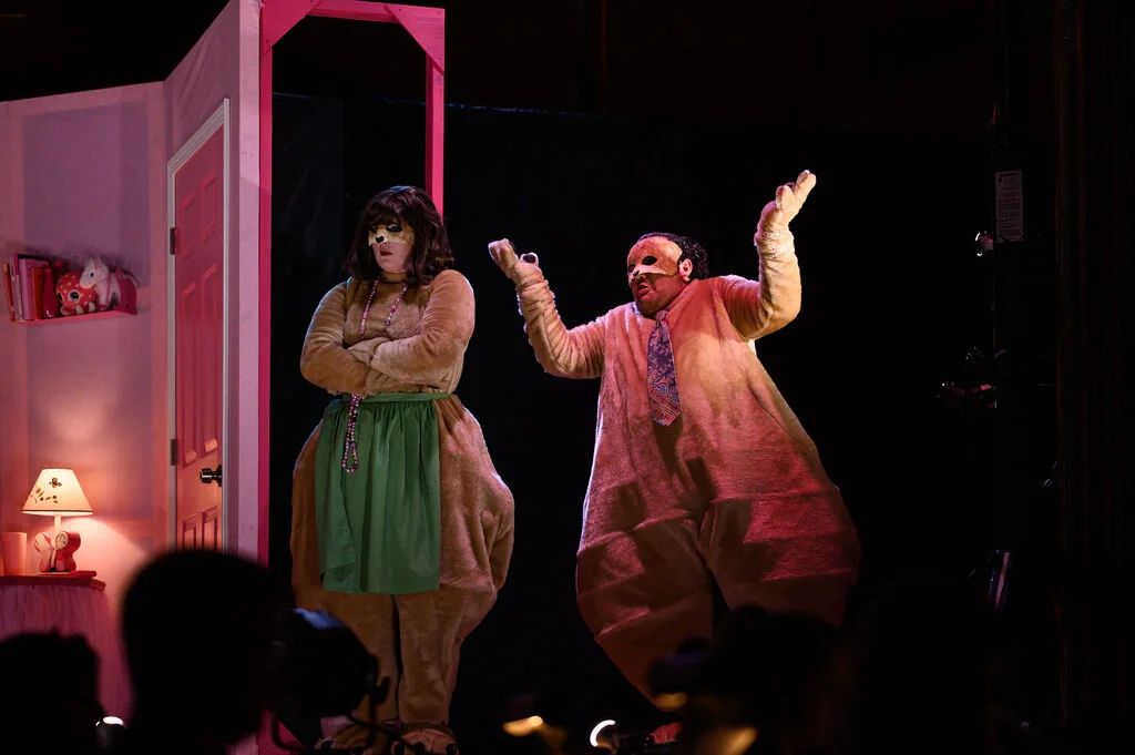 Oberlin Conservatory world premiere production of The Wild Beast of the Bungalow, an opera by composer Rachel J. Peters and librettist Royce Vavrek 