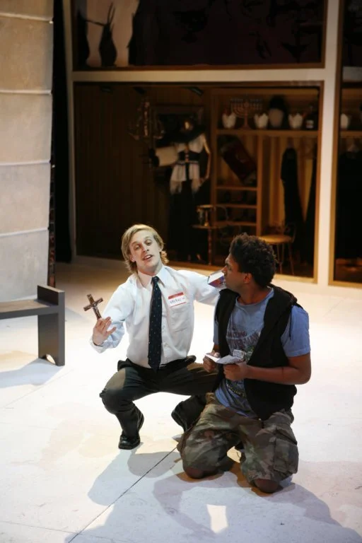 John Early and Nik Walker in the world premiere of Only Children, a musical by bookwriter/lyricist Michael R. Jackson and composer Rachel J. Peters