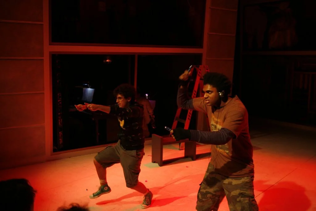 Nik Walker and Brandon Uranowitz in the world premiere of Only Children, a musical by bookwriter/lyricist Michael R. Jackson and composer Rachel J. Peters