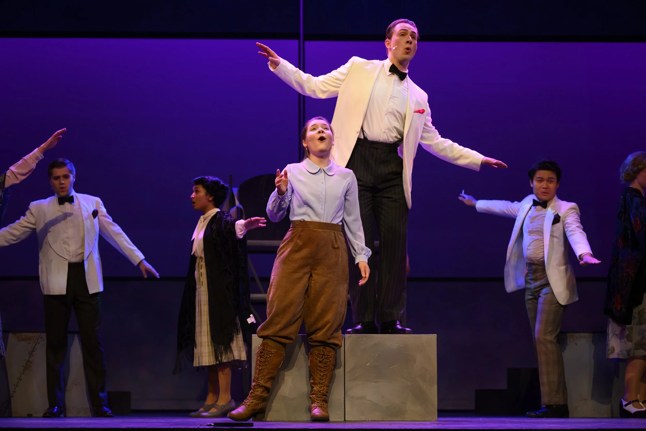 Scene from the Vanderbilt University production of Staggerwing, an opera by composer Lisa DeSpain and librettist Rachel J. Peters