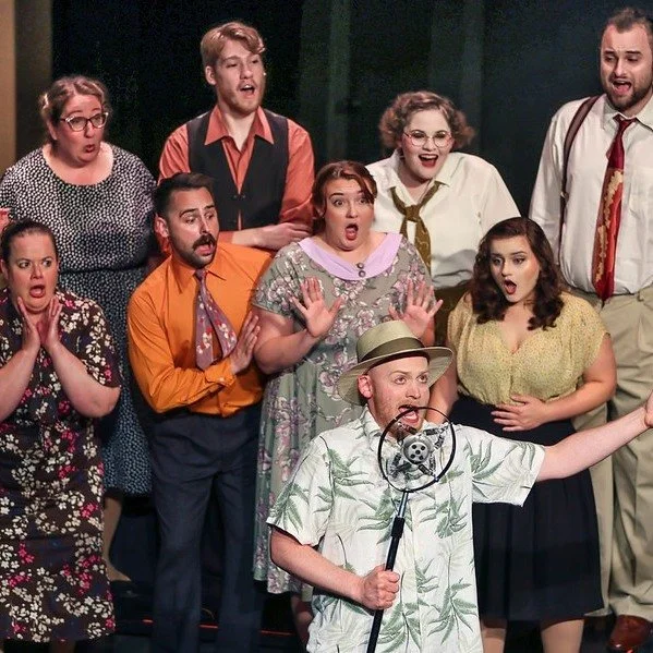 Scene from the Opera Kansas revival of Staggerwing, an opera by composer Lisa DeSpain and librettist Rachel J. Peters