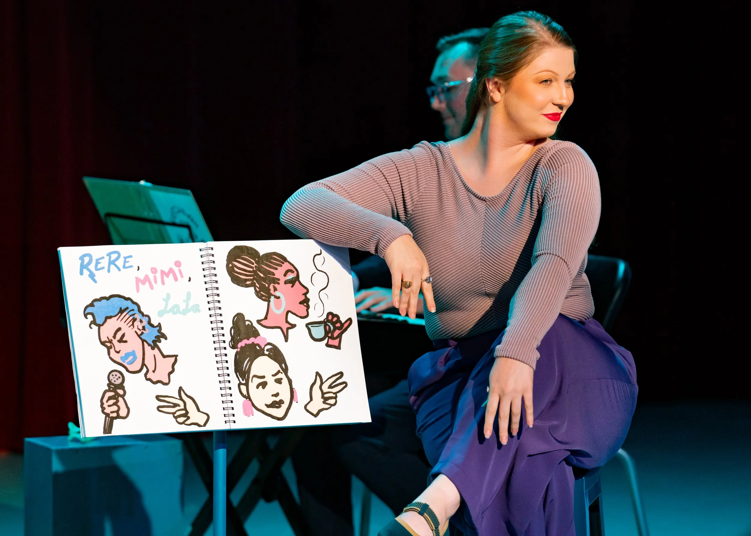 Sketchbook for Ollie, an opera by composer/librettist Rachel J. Peters at Lyric Opera of Kansas City
