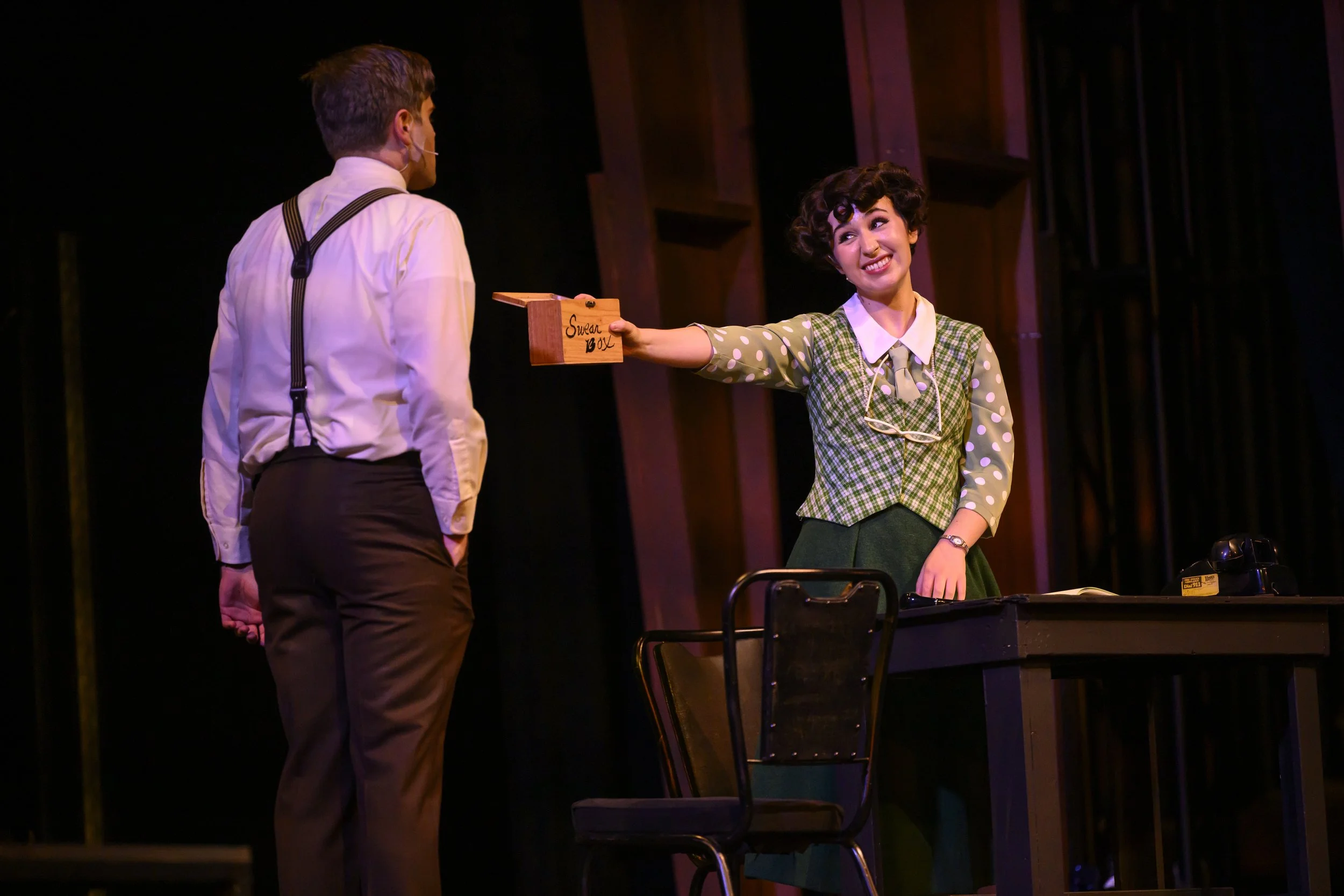 Scene from the Vanderbilt University production of Staggerwing, an opera by composer Lisa DeSpain and librettist Rachel J. Peters