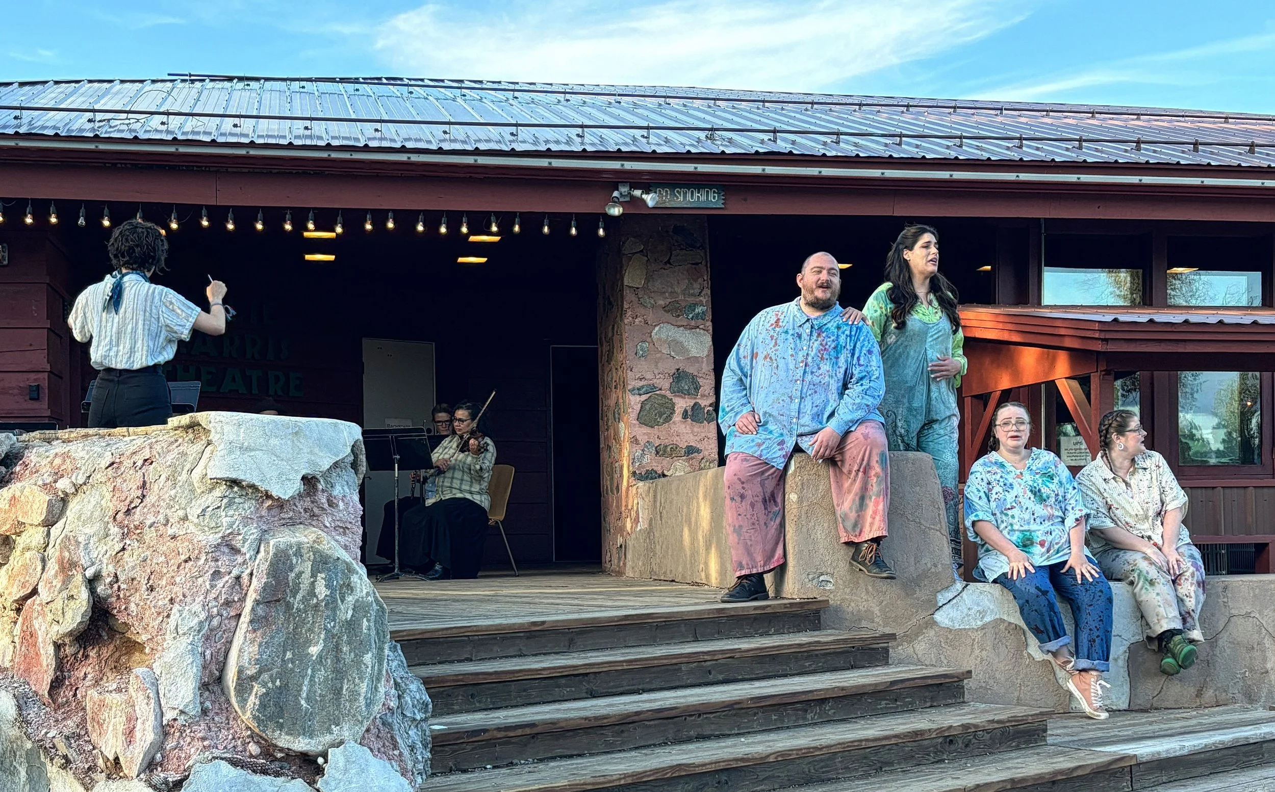 Opera Steamboat world premiere production of Welcome to the Madness, an opera by librettist Rachel J. Peters and composer Leanna Kirchoff 