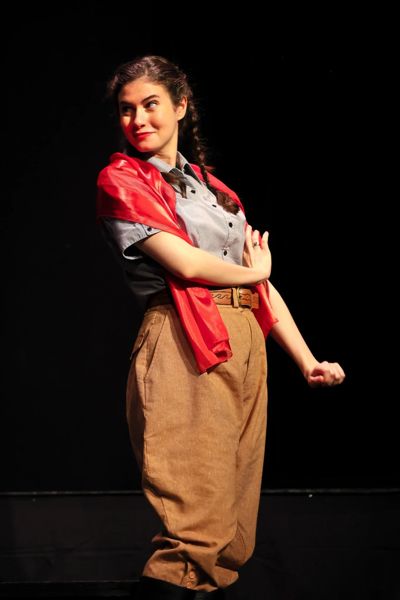 Scene from the Opera Kansas revival of Staggerwing, an opera by composer Lisa DeSpain and librettist Rachel J. Peters