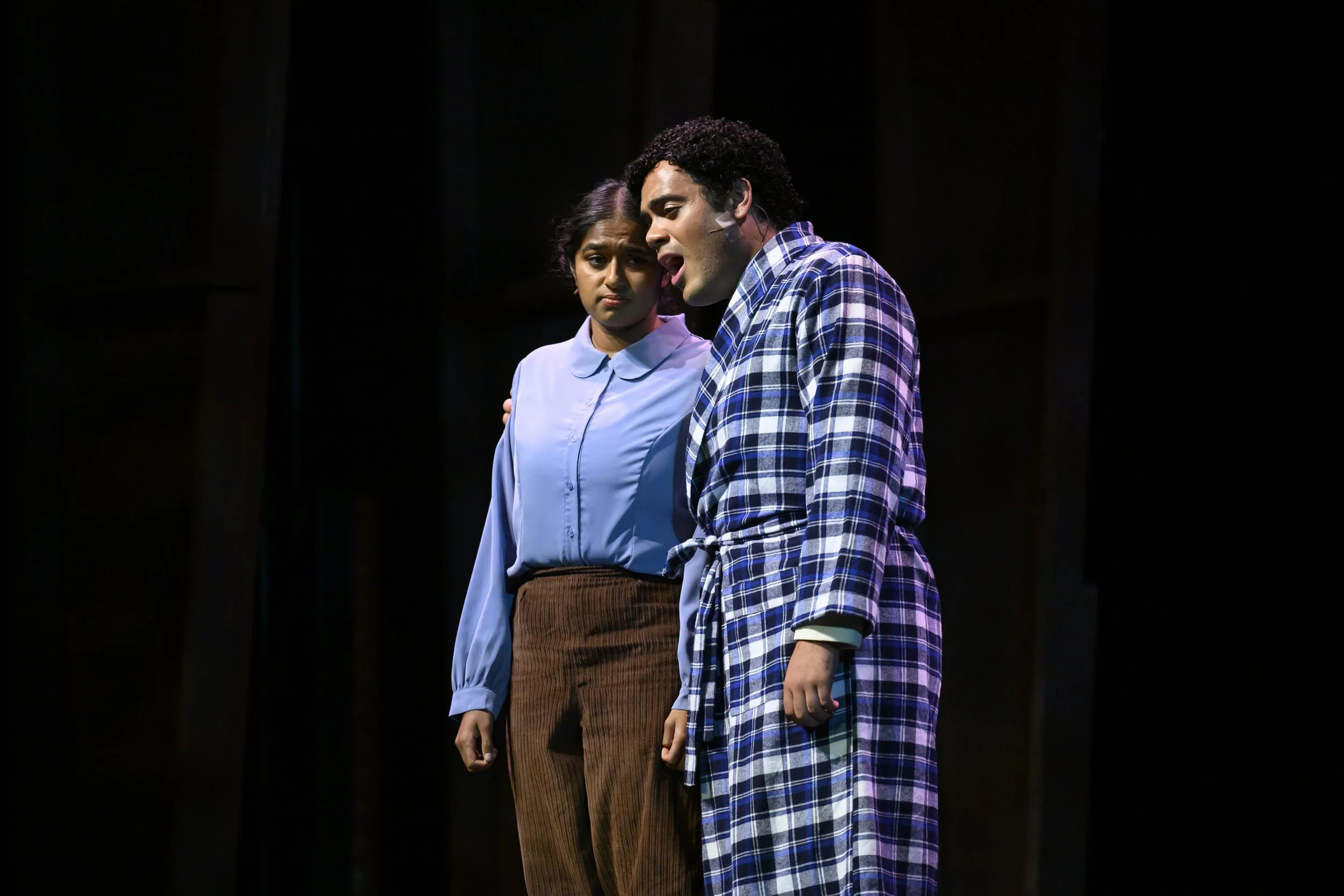 Scene from the Vanderbilt University production of Staggerwing, an opera by composer Lisa DeSpain and librettist Rachel J. Peters