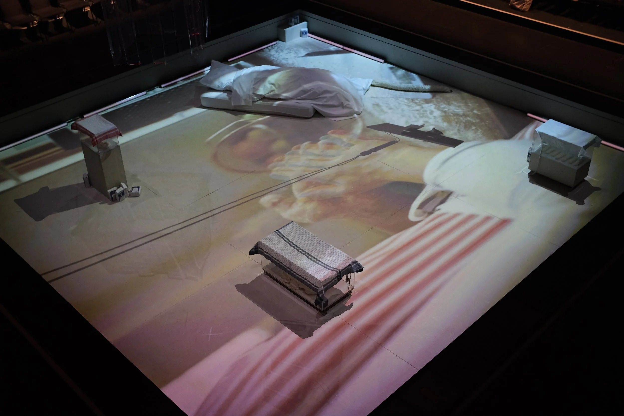 Scene from the MDW University of the Arts Vienna production of Companionship, an opera by composer/librettist Rachel J. Peters, adapted from the short story by Arthur Phillips