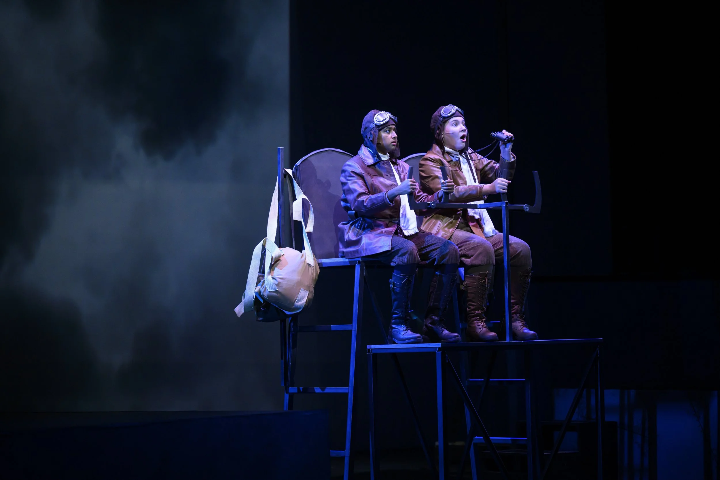 Scene from the Vanderbilt University production of Staggerwing, an opera by composer Lisa DeSpain and librettist Rachel J. Peters