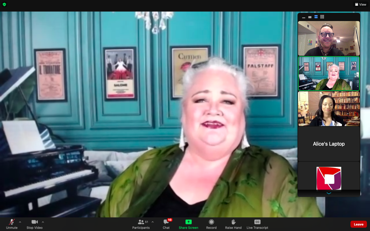 Stephanie Blythe in the On Site Opera world premiere of Lesson Plan, an opera by composer/librettist Rachel J. Peters, based on Georg Philip Telemann’s Der Schulmeister