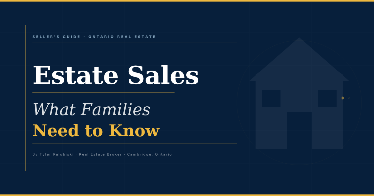 Navigating an Estate Sale in Ontario.