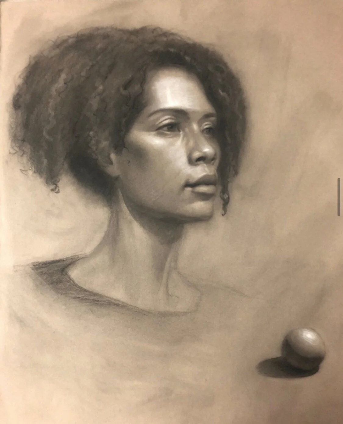 Head and hands  Drawing -Online Class Edgar Silva Art
