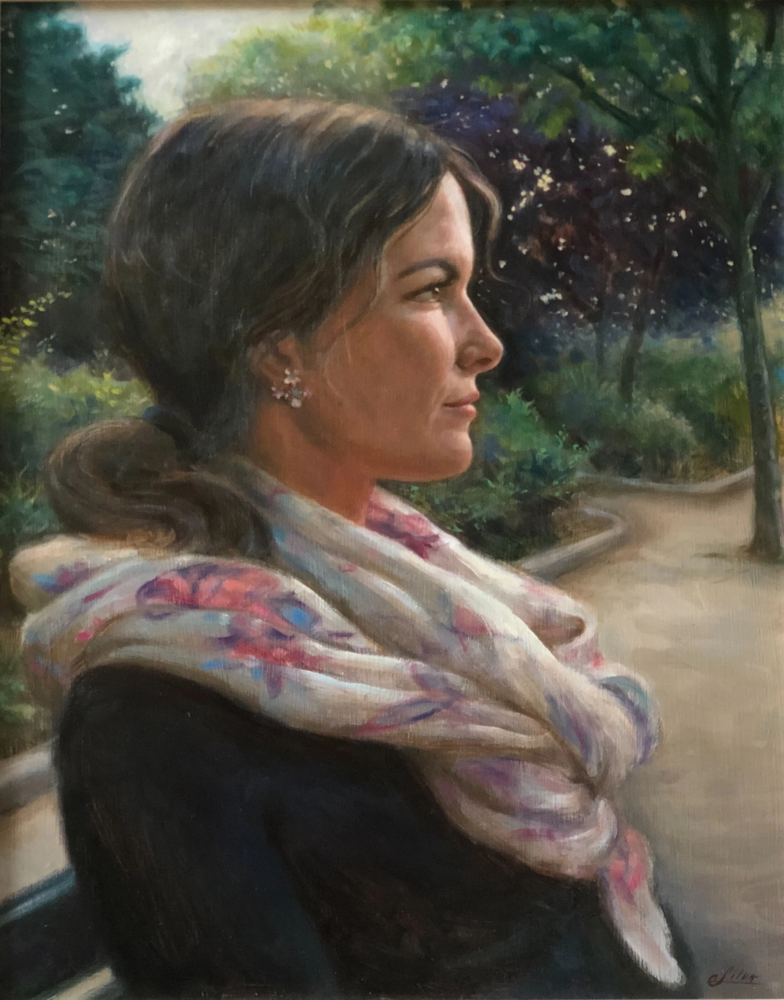 CANDACE IN PARIS
2018, Oil on PANEL
18 x 24 in.