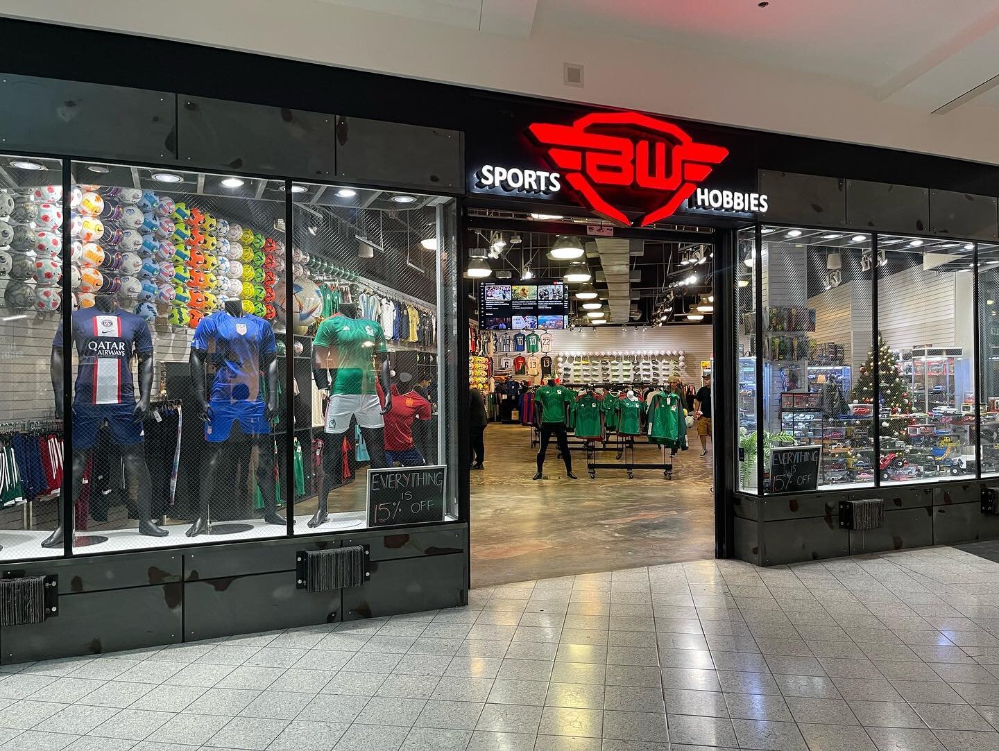Hello family and friends,

Come and visit BW Sports &amp; Hobbies at their new location in Moreno Valley mall or Plaza Mexico in Lynwood. Come and get all your World Cup jerseys for the entire family and die cast collectibles. BW Sports &amp; Hobbies
