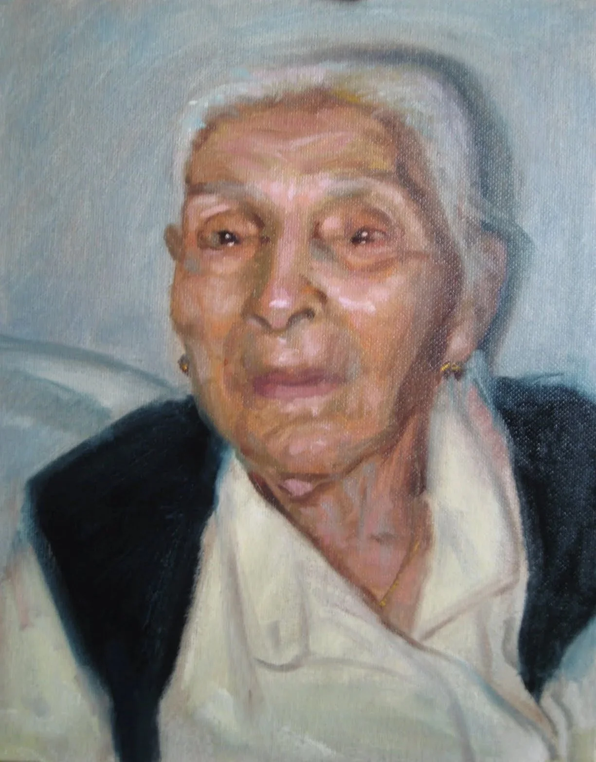 MANUELITA 
2006, Oil on Linen 
9 x 12 in.
Edgar Silva Art