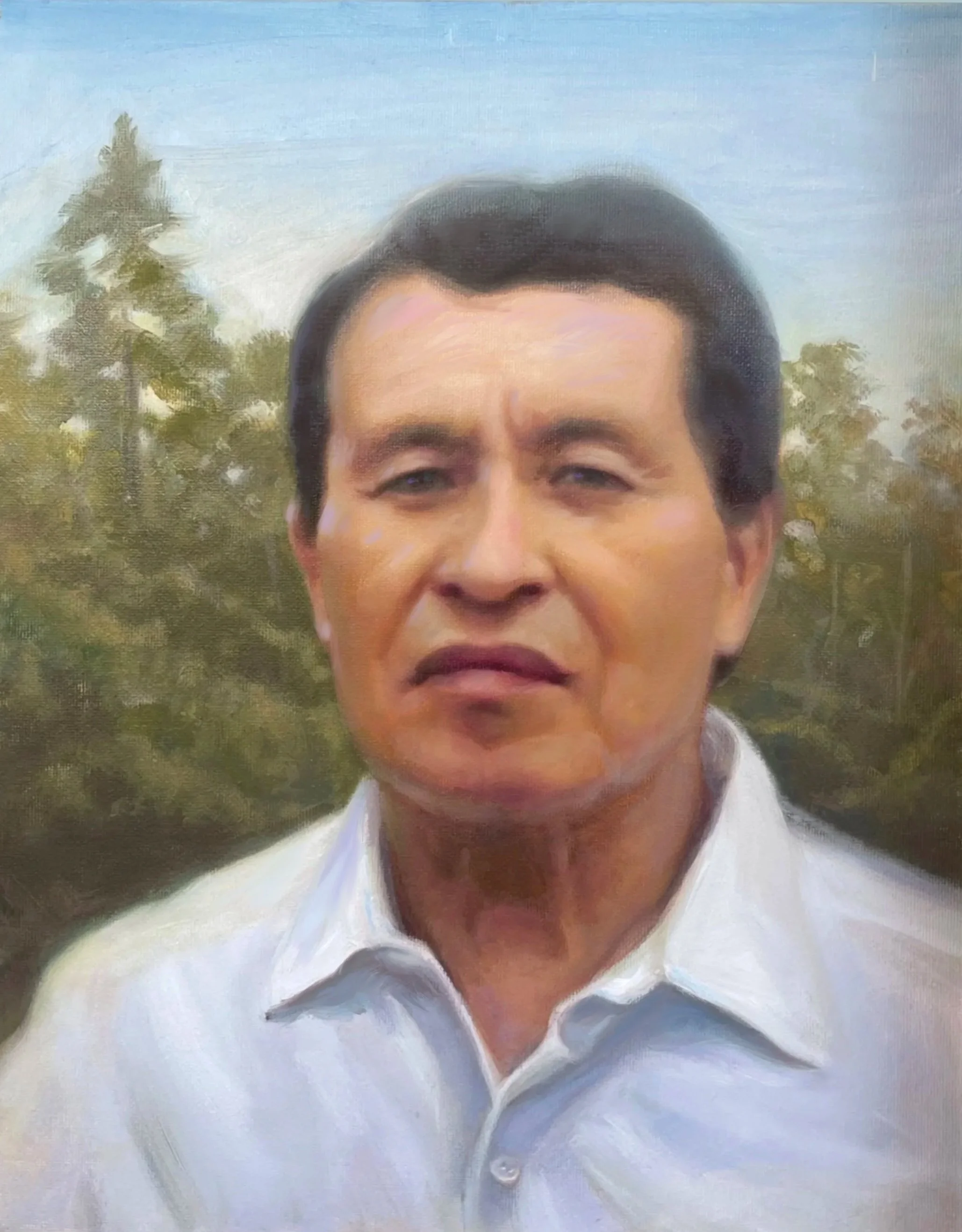 LUIS VERA
2025, Oil on Linen 
9 x 12 in.
Edgar Silva Art