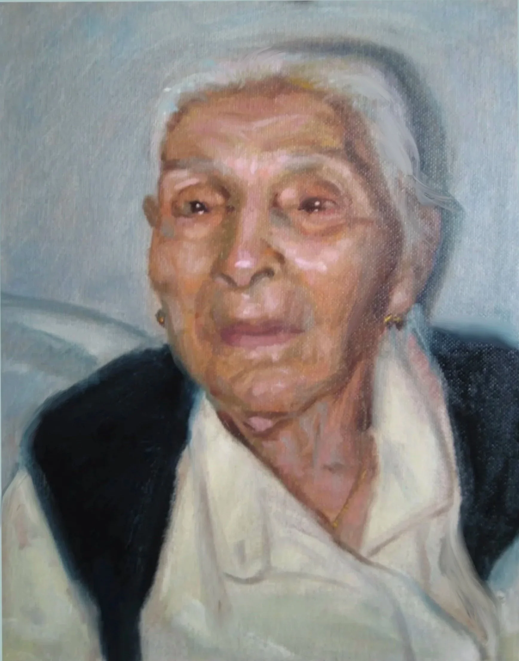 MANUELITA 
2006, Oil on Linen 
9 x 12 in.
Edgar Silva Art