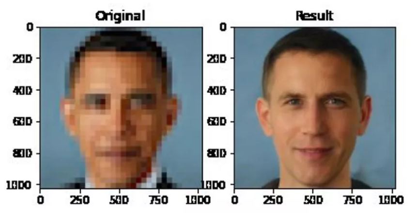 White Obama made by Artificial Intelligence