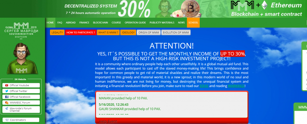 The Soviet Pyramid Scheme eating 10% of Ethereum and 50% of Paxos Stablecoin