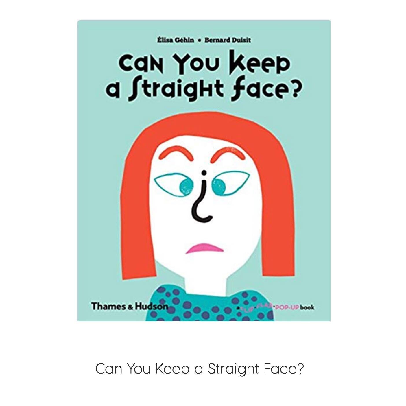 What are you favourite lift the flap books? 🌈 We love can you keep a straight face it teaches children the parts of face in a fun and colourful way, have fun copying the funny faces - wiggle your nose, look down and up, raise your eyebrows with this