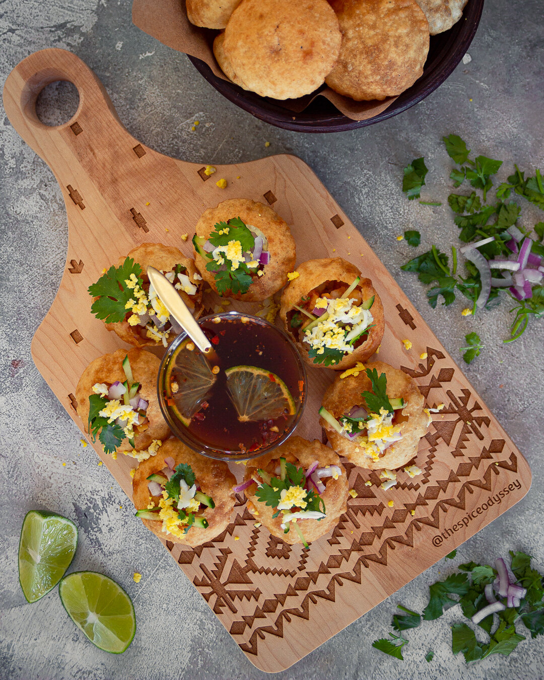 Furchka Fuchka | Deep-Fried Puri, Spicy Potato, Tamarind Chutney | Bangladeshi ...