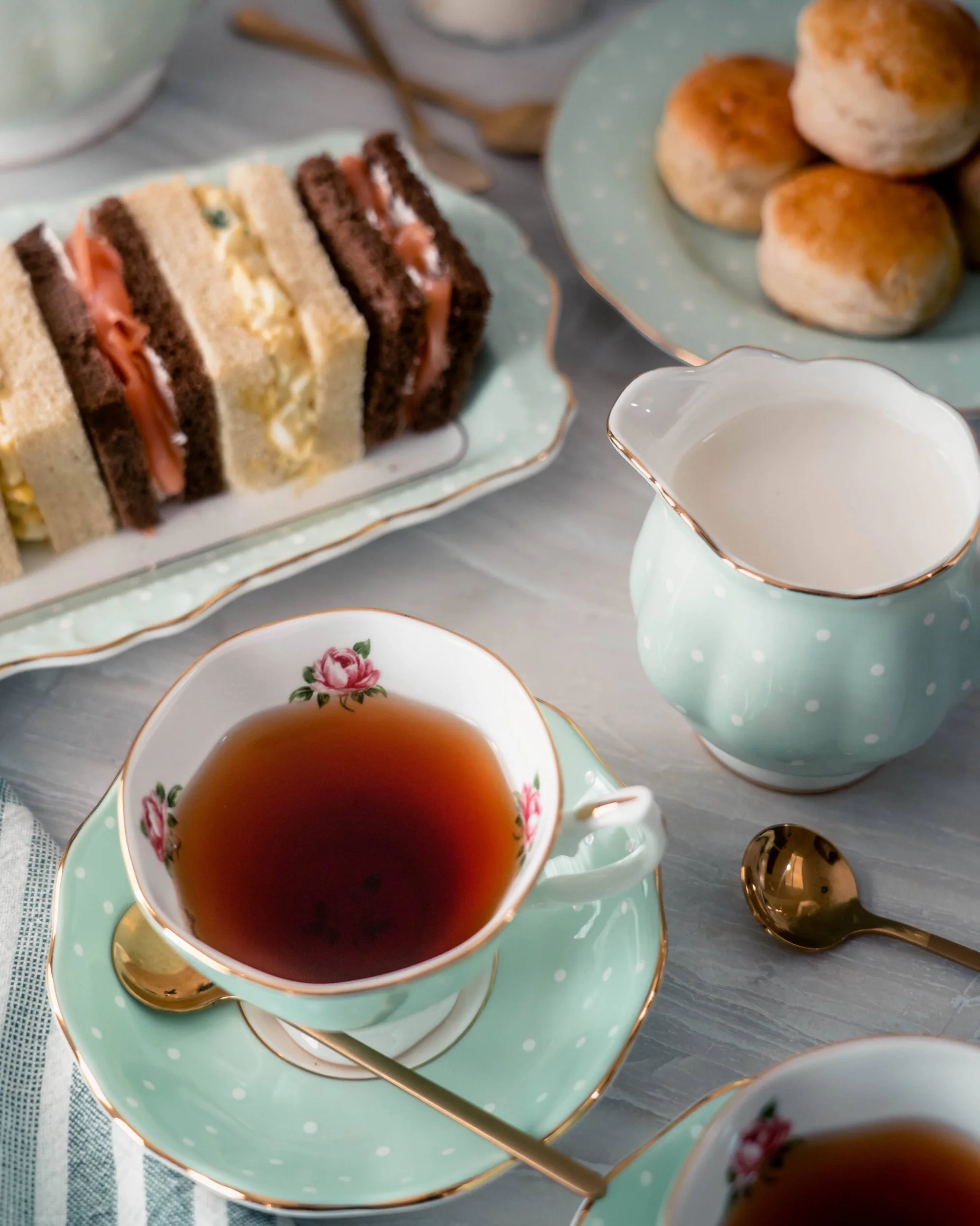 Afternoon Tea | Classic Scones + Clotted Cream | Tea Sandwiches — The ...
