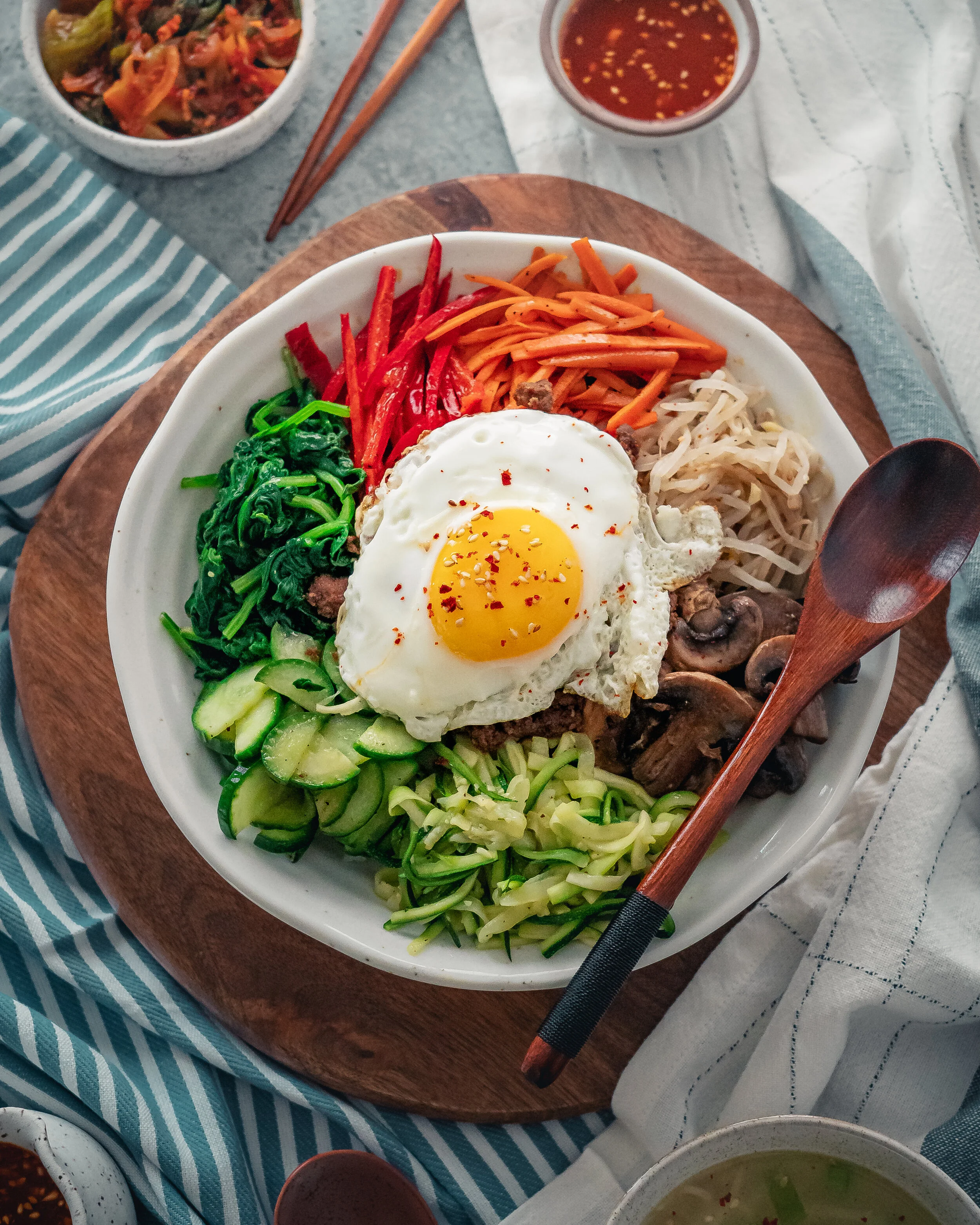 Bibimbap | Mixed Rice with Vegetables | Korean Rice Bowl — The Spice ...