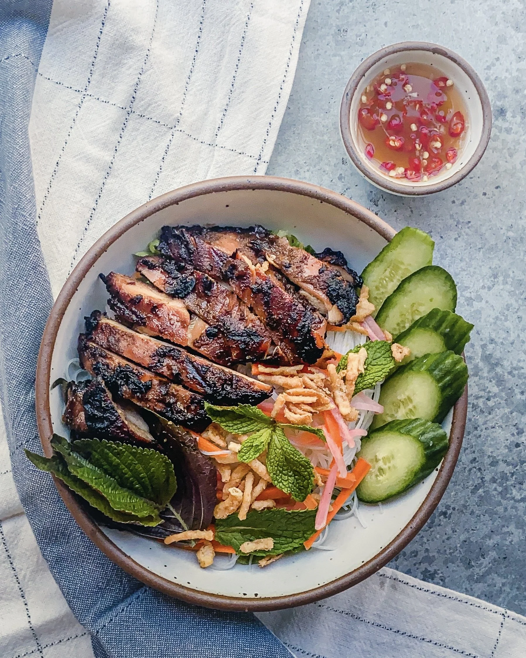 Chicken Vermicelli Bowl