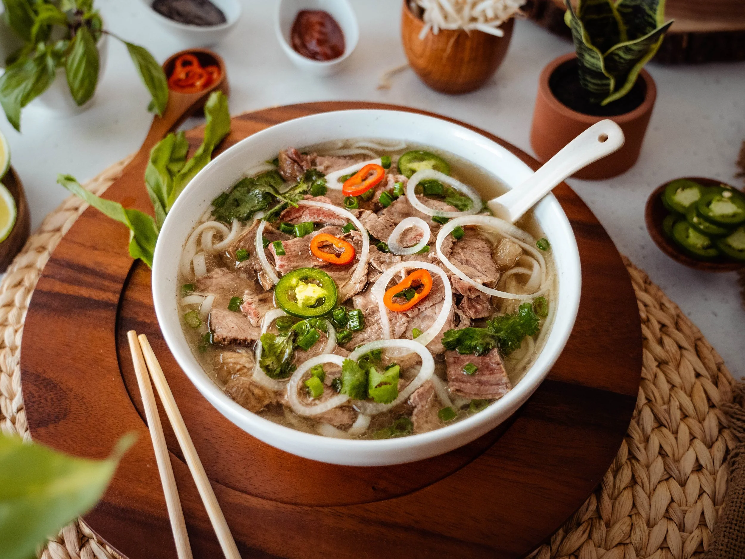 Basic Pho Phở Bò | Vietnamese Beef Pho Noodle Soup — The Spice Odyssey