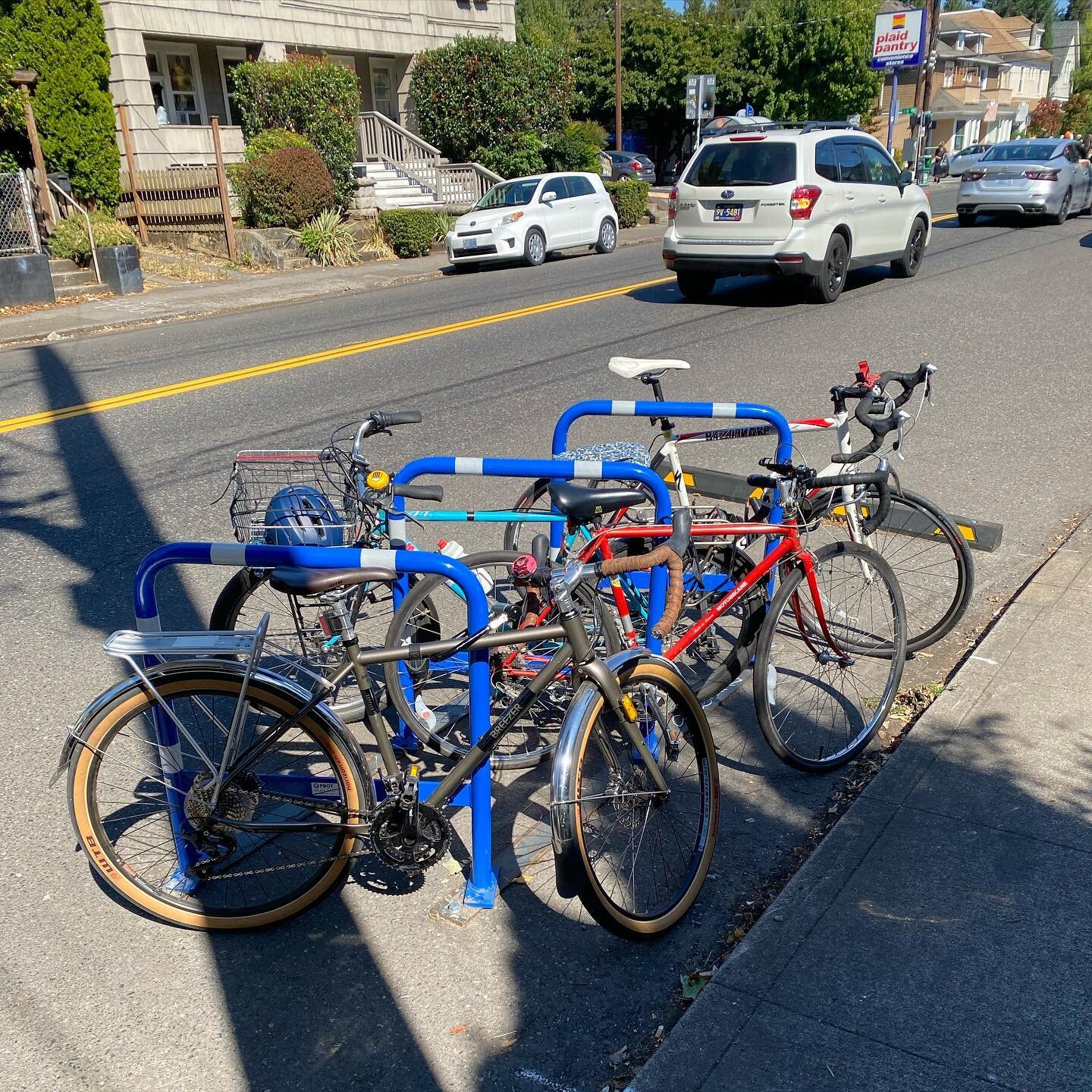 Great to see our newly installed Quantum bike racks were in full use yesterday for the Belmont Street Fair!  #buildingcommunity #martialarts #portlandoregon @quantum_seattle @quantum_sf