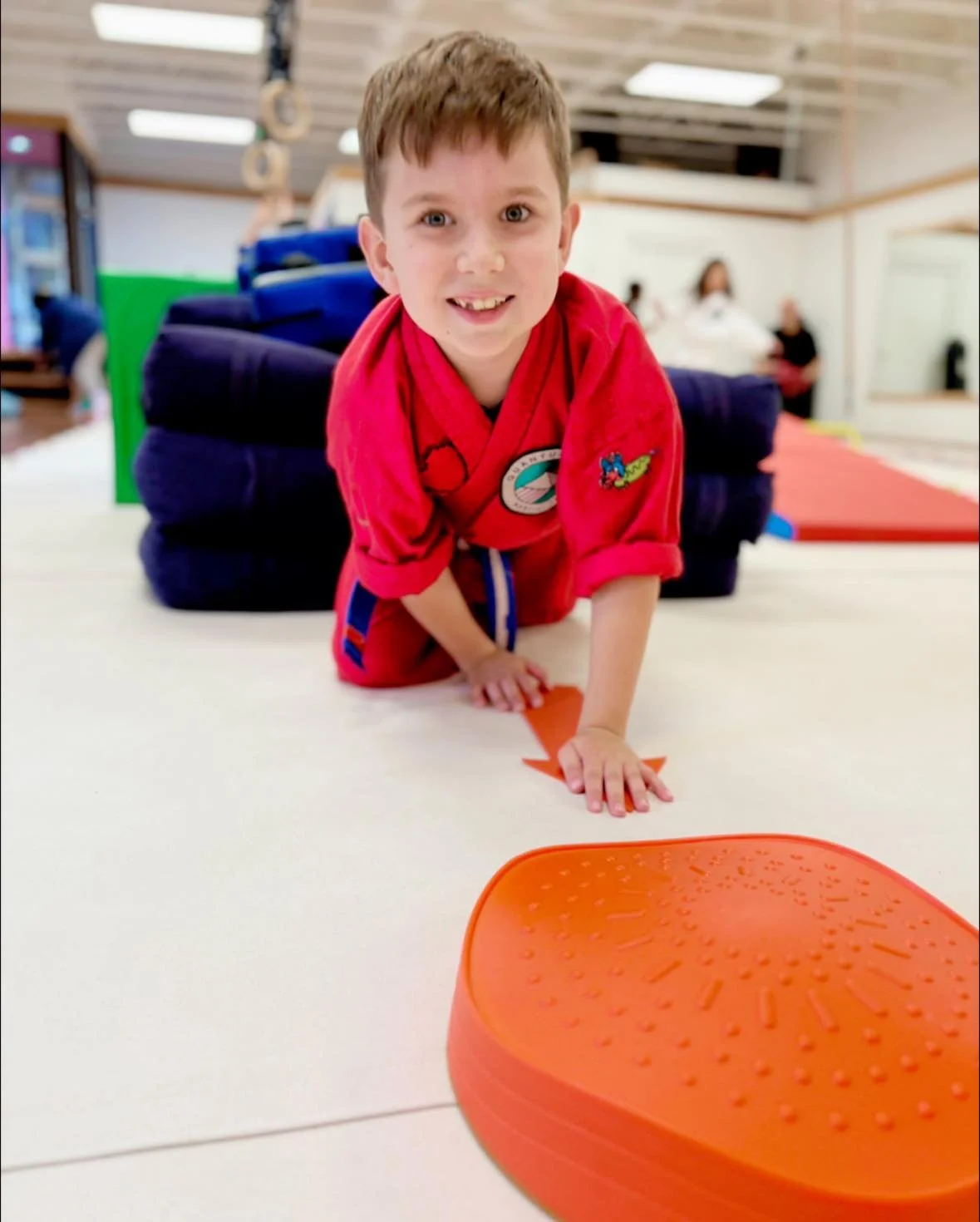 Obstacle course time! It’s a little different every time and it’s always a favorite part of class.