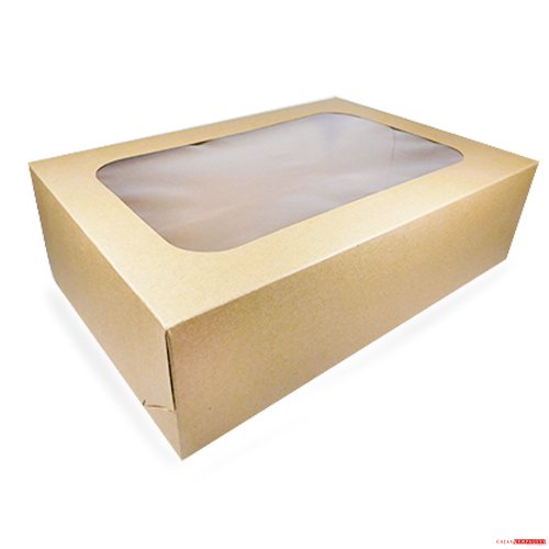 Empaque con ventana 12x18.5x5.5 cm 50uds