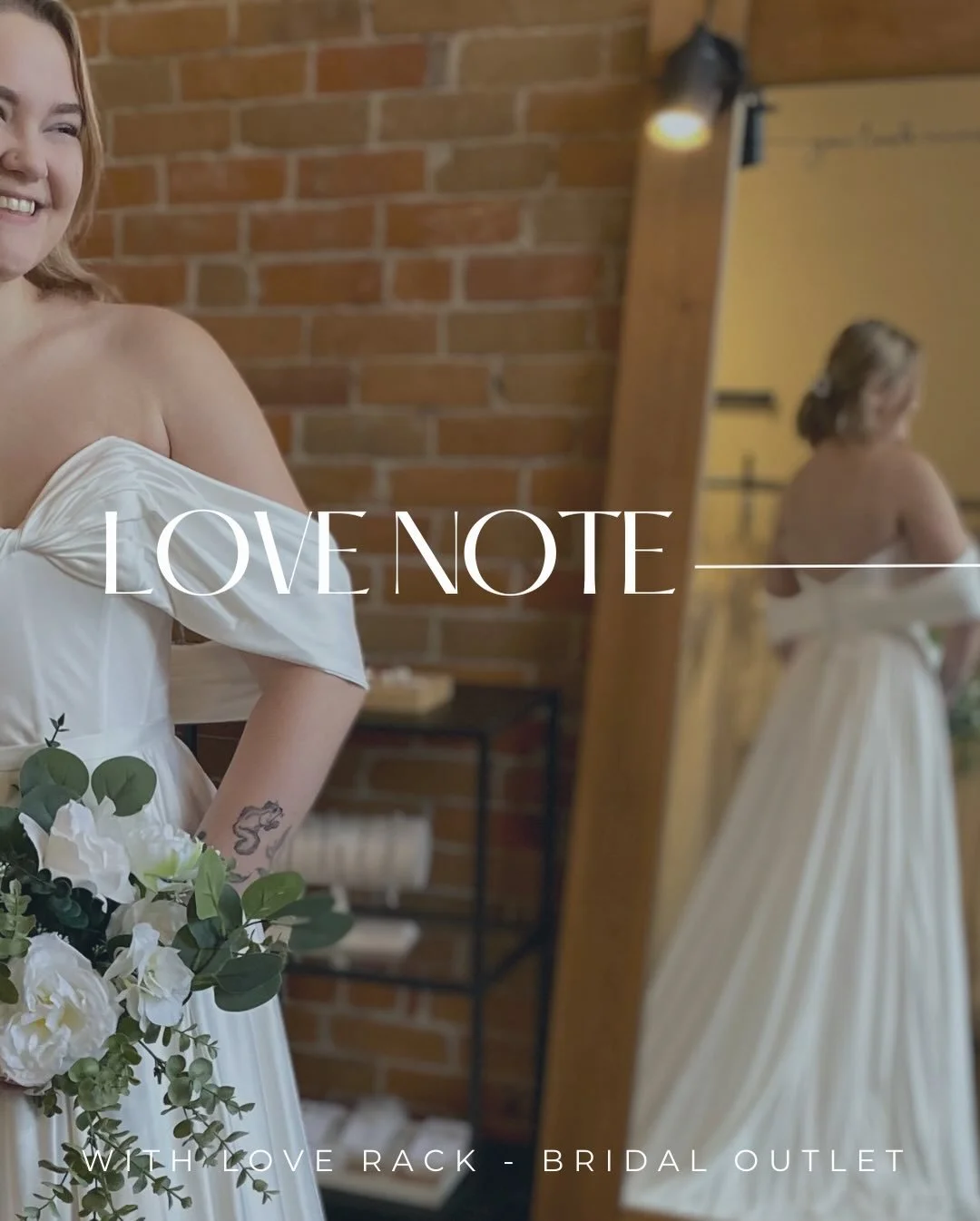 Shout it from the rooftops - we&rsquo;re worth the trip to @downtowncarletonplace! In fact the town itself is so amazing too, make a day of it! 🫶🏼

#YOW #ottawawedding #ontariowedding #bridalstyle #bridalgown #weddingdressshopping #weddinggowns #br