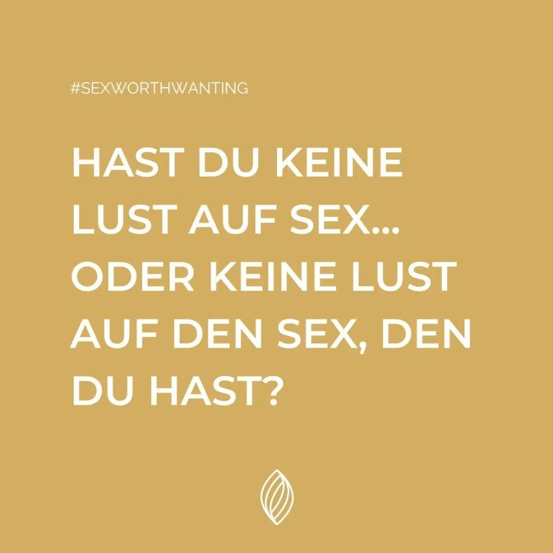 ❤️&zwj;🔥 Welcher Sex ist es wert, gewollt zu werden? 

🌑 Unlust kann viele Gr&uuml;nde haben. So viele, dass sie bisher fast immer Thema war, wenn Menschen zu mir in die Sexualberatung kamen. 

🌕 Wenn Klient*innen sagen, sie haben &ldquo;keine Lus