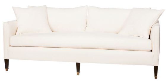 Natural Off-White Settee