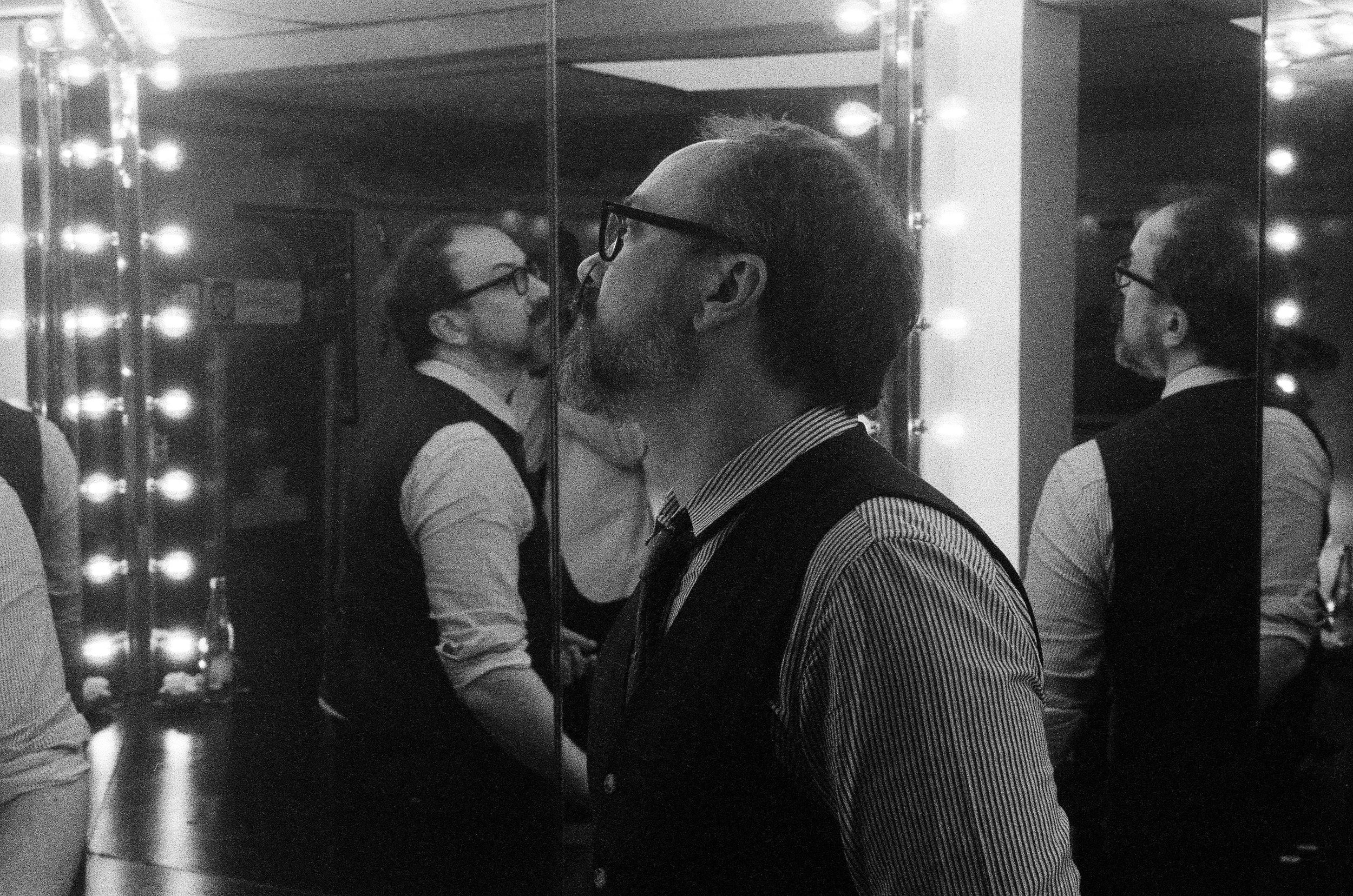 Zachariah Hickman back stage while on tour with Josh Ritter
2019