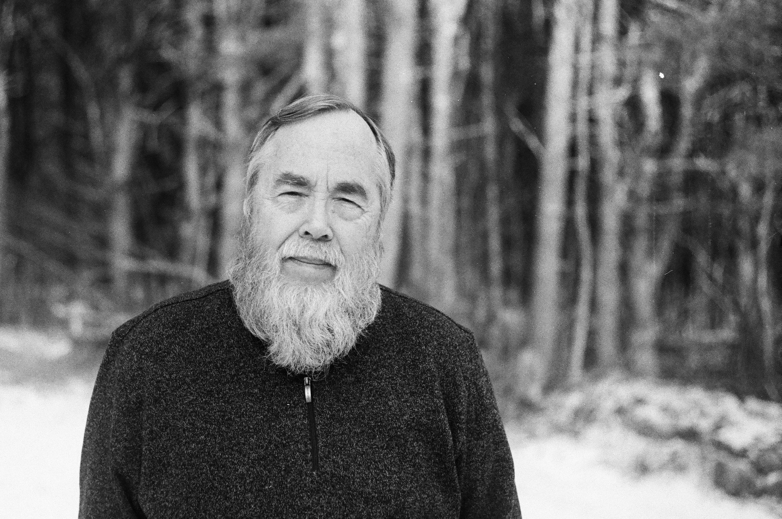 Tony Trischka in the back yard of the Great North Sound Society while making some music with Sean Trischka
2020