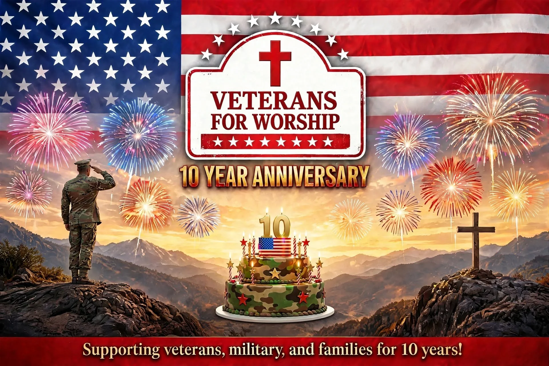 Veterans For Worship Celebrates It's 10 Year Anniversary!