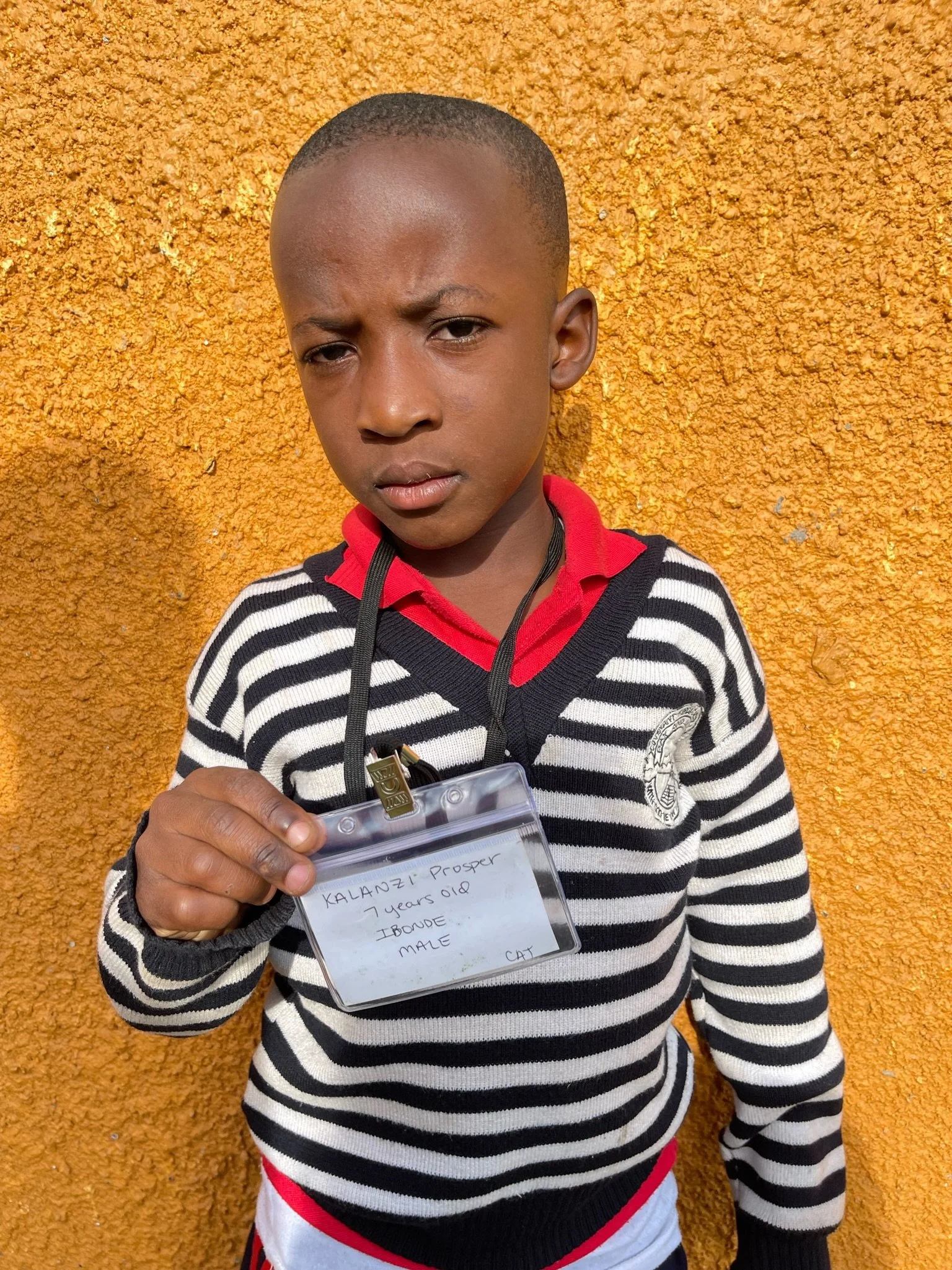 Kalanzi Prosper, age 7