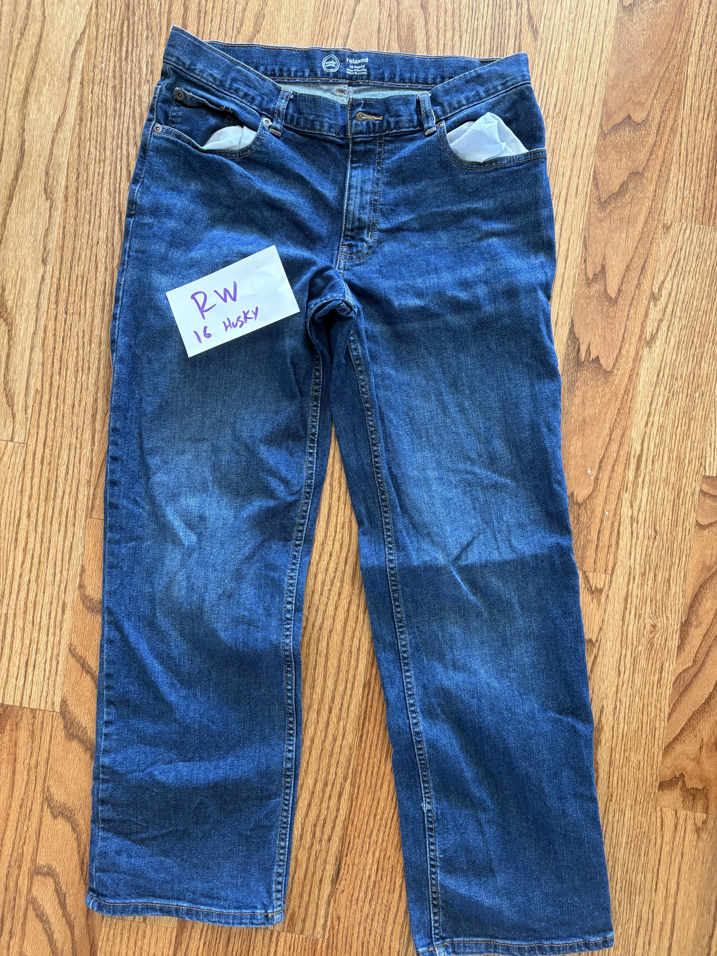 Lot RW kids husky 16 jeans