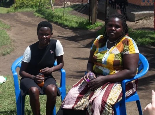 Nyangoma and Jackie (left to right)