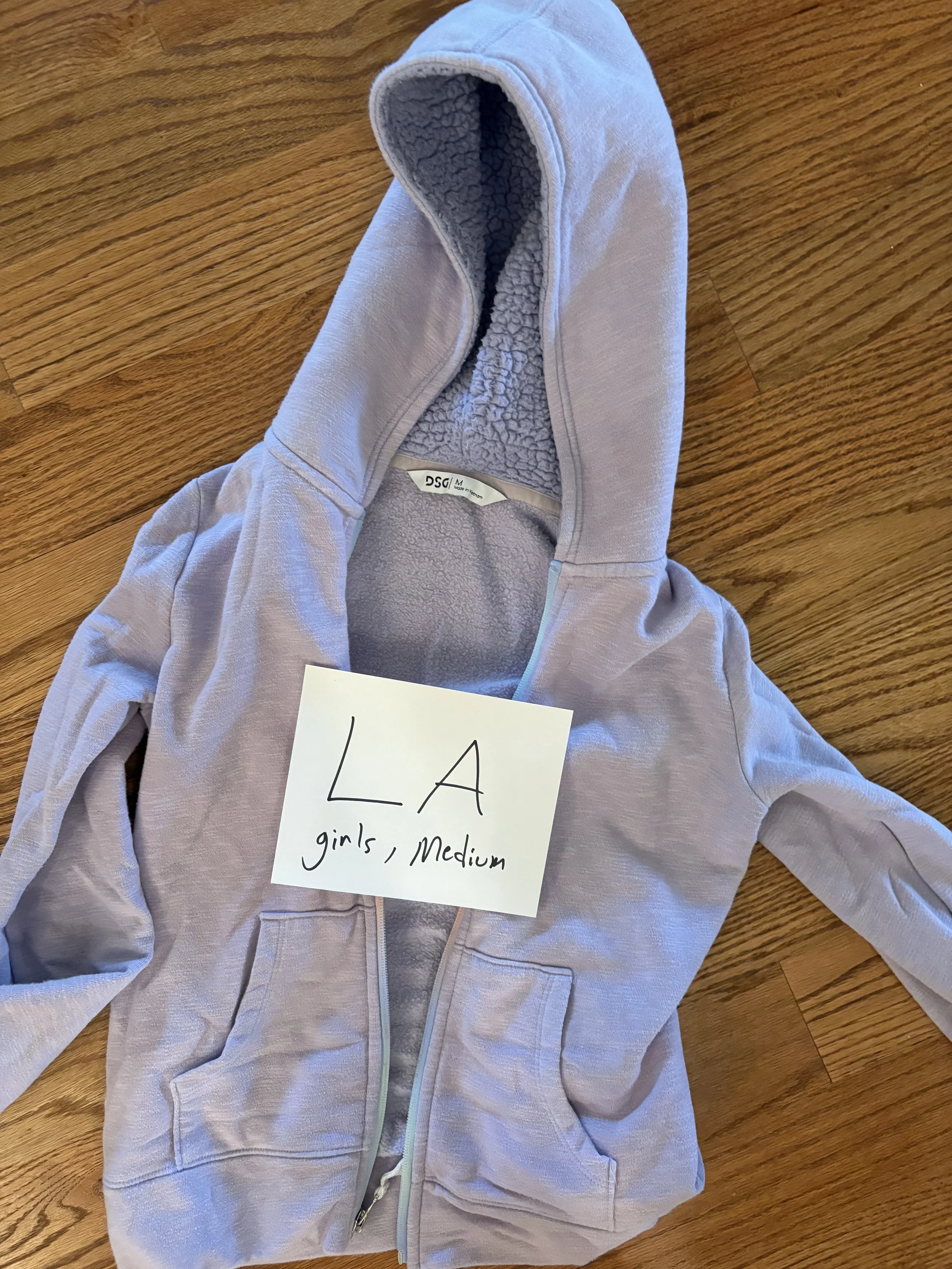Lot LA girls size medium hoodie