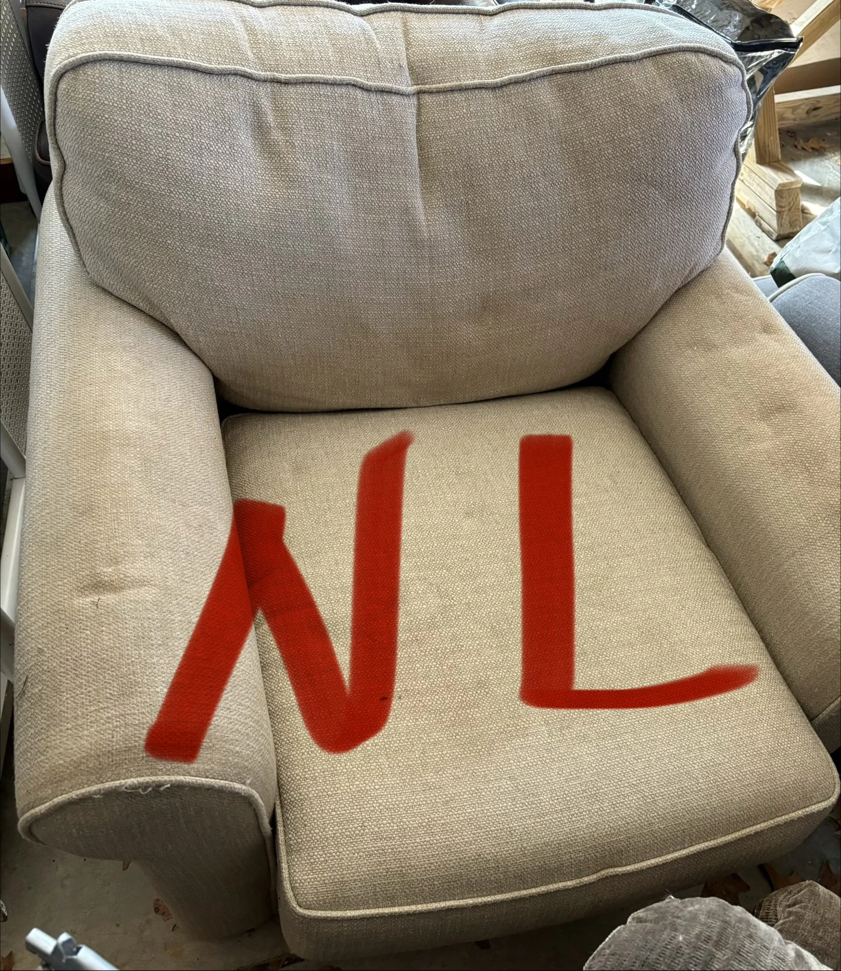 Lot NL cream soft chair