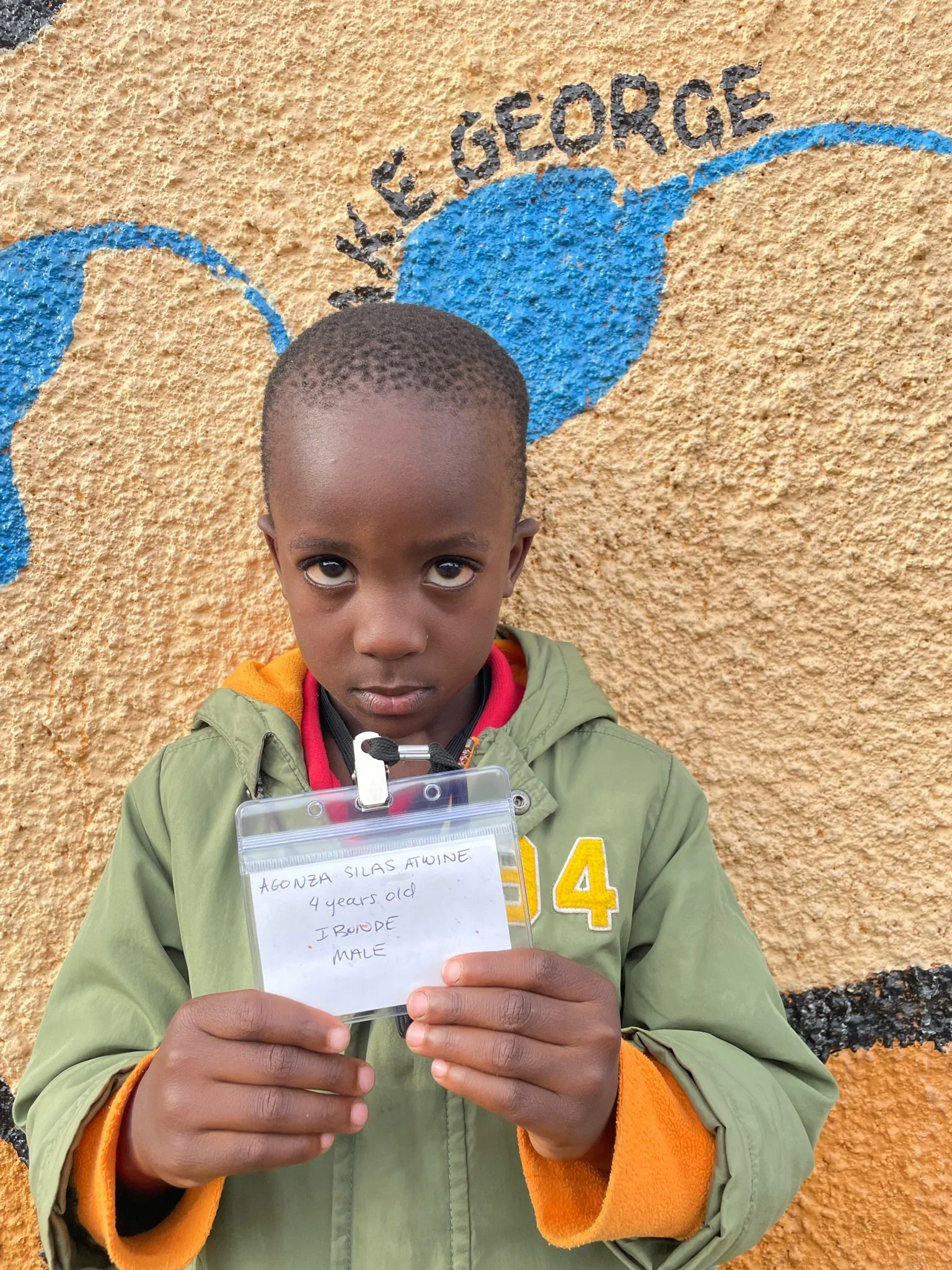 Agonza Silas Atwine, age 4