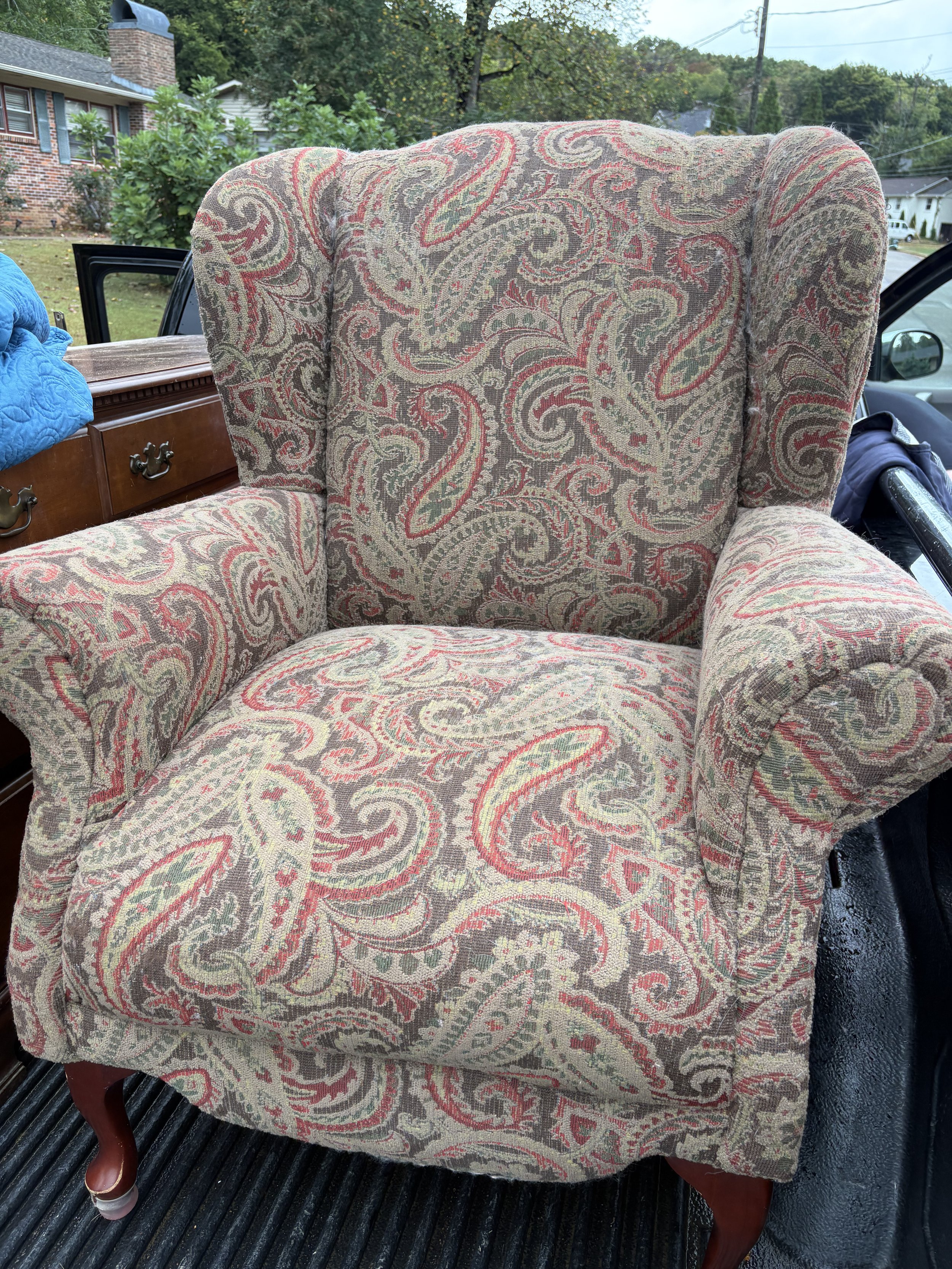 Maroon chair (2 of them)